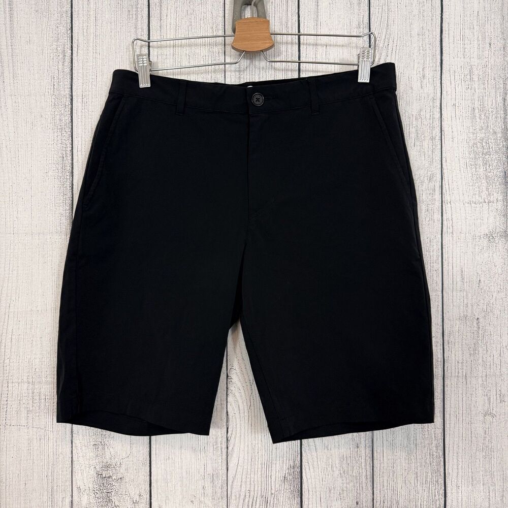 Extracurricular Men's W32 Black Performance Moisture Wicking Bermuda Golf Shorts